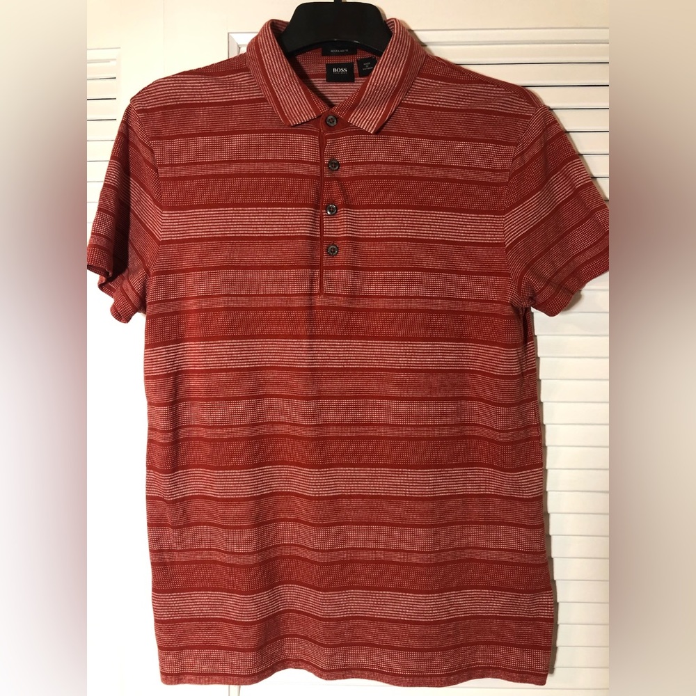 Boss by Hugo Boss Polo T-Shirt, size large , regular fit, stretch